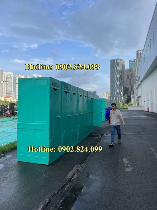 giá thuê toilet di động 